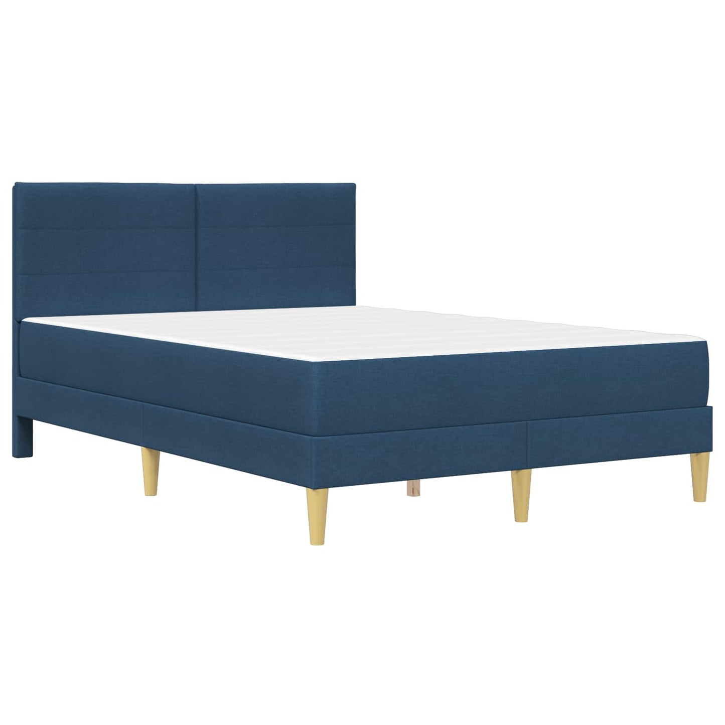 Struttura del letto Blu 120 x 190 cm Poliestere