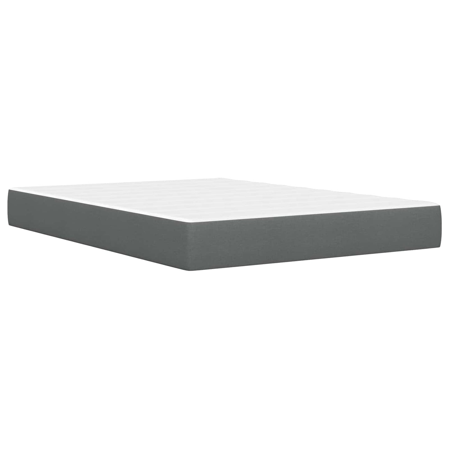 Struttura del letto Grigio scuro 120 x 200 cm Poliestere