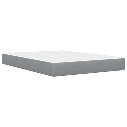 Struttura del letto Grigio chiaro 140 x 190 cm Poliestere