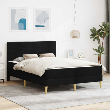 Struttura del letto Nero 140 x 200 cm Poliestere