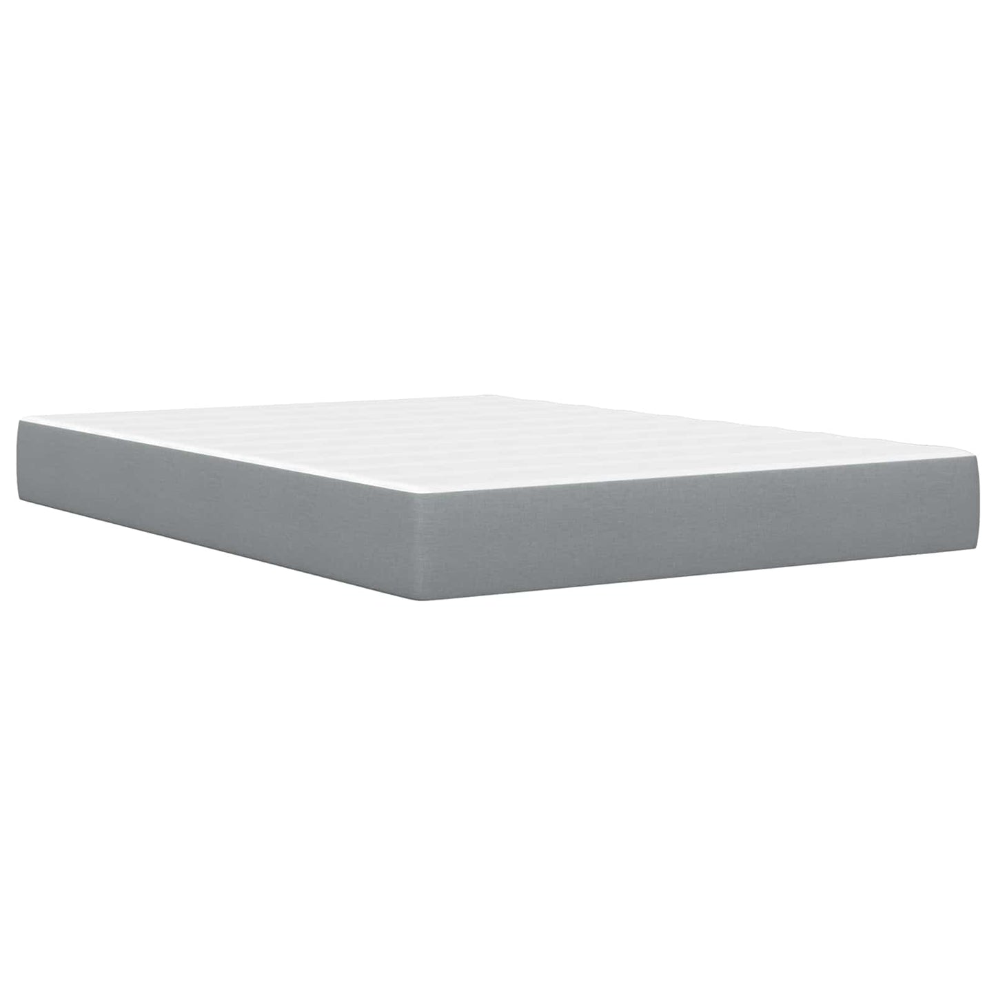 Struttura del letto Grigio chiaro 160 x 200 cm Poliestere