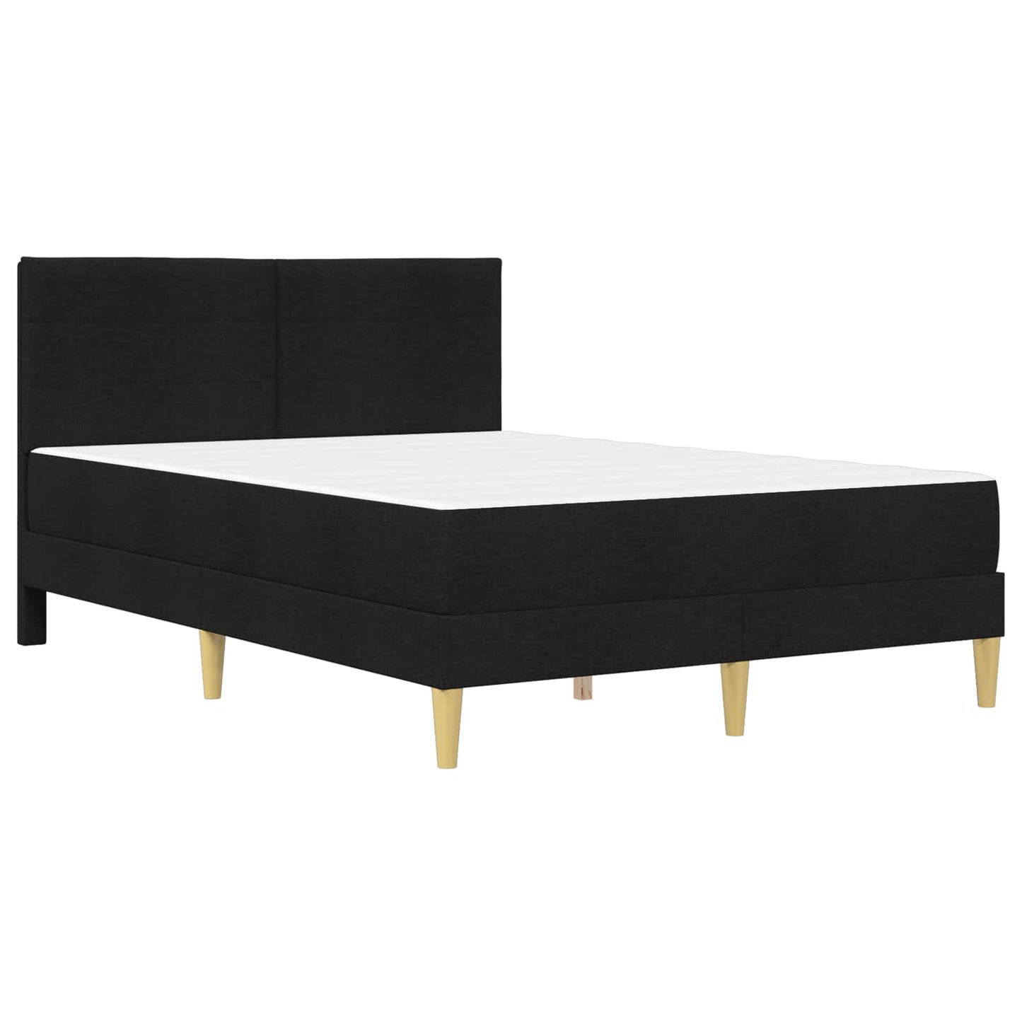 Struttura del letto Nero 160 x 200 cm Poliestere