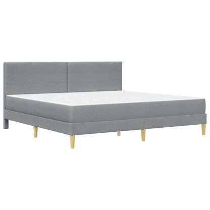Struttura del letto Grigio chiaro 180 x 200 cm Poliestere