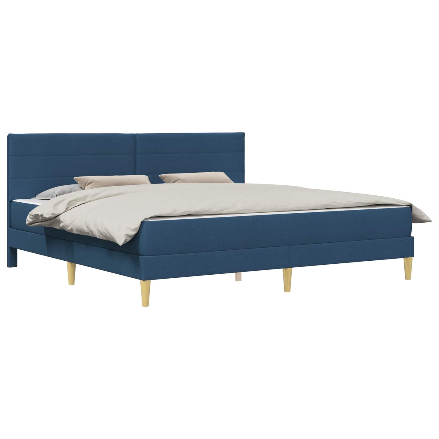 Struttura del letto Blu 180 x 200 cm Poliestere