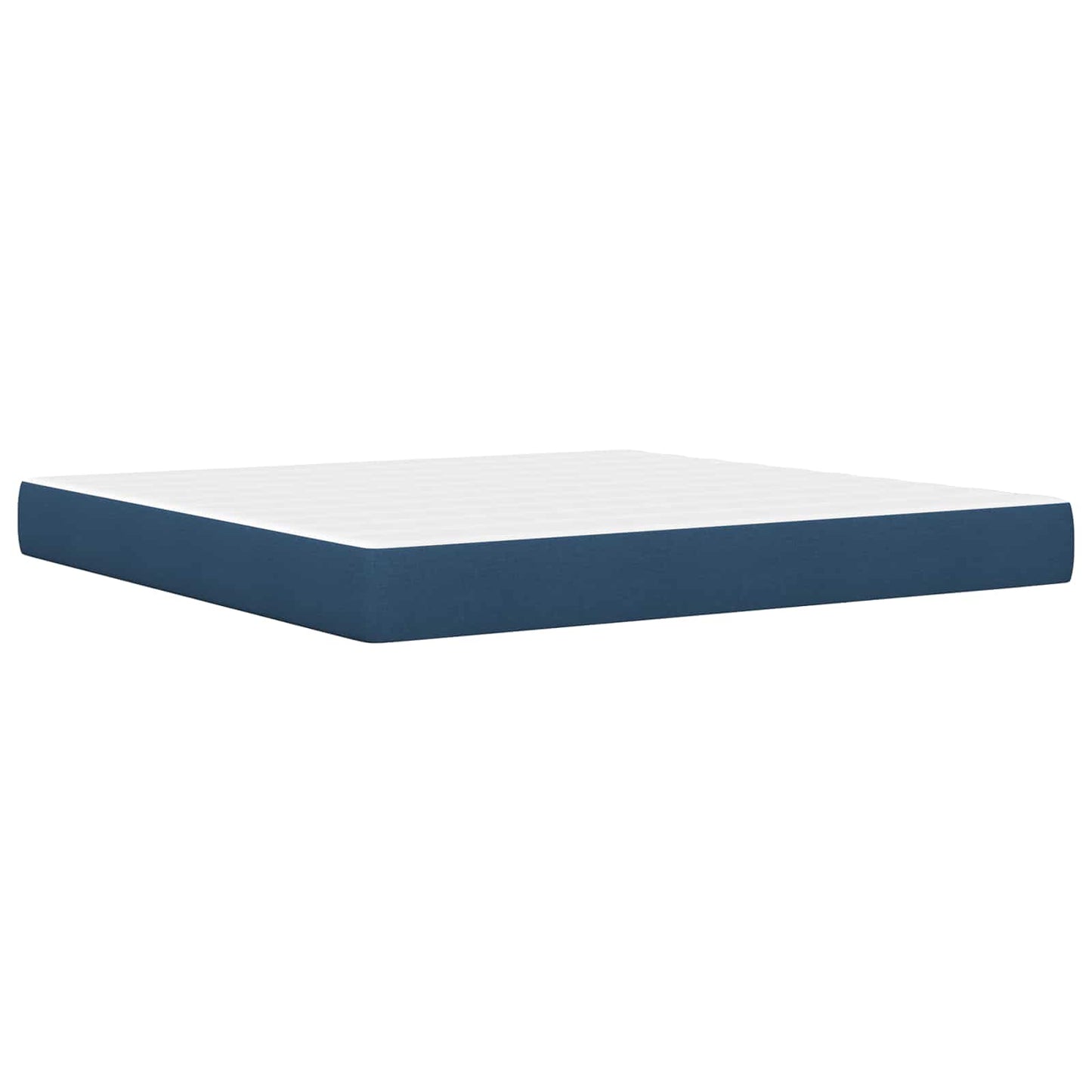 Struttura del letto Blu 200 x 200 cm Poliestere