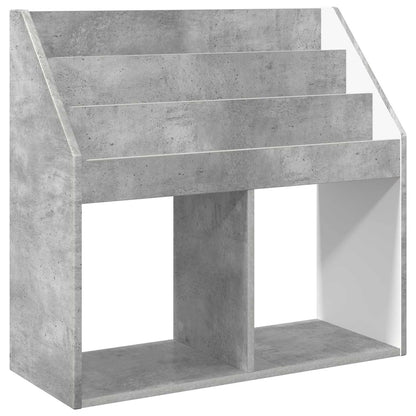 Libreria per Bambini Grigio cemento 72,5 x 29,5 x 69 cm