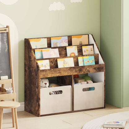 Libreria per Bambini Rovere fumÃ© 72,5 x 29,5 x 69 cm
