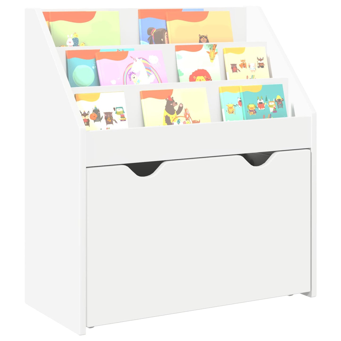 Libreria per Bambini Bianco 60 x 29,5 x 69 cm Legno multistrato