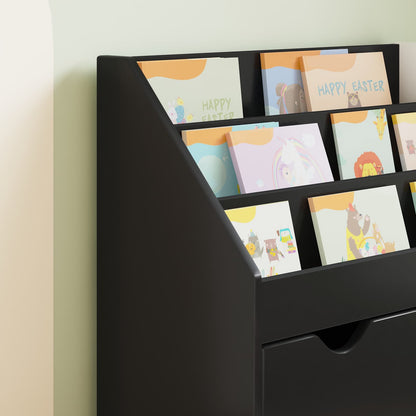 Libreria per Bambini Nero 60 x 29,5 x 69 cm Legno multistrato