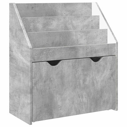 Libreria per Bambini Grigio cemento 60 x 29,5 x 69 cm