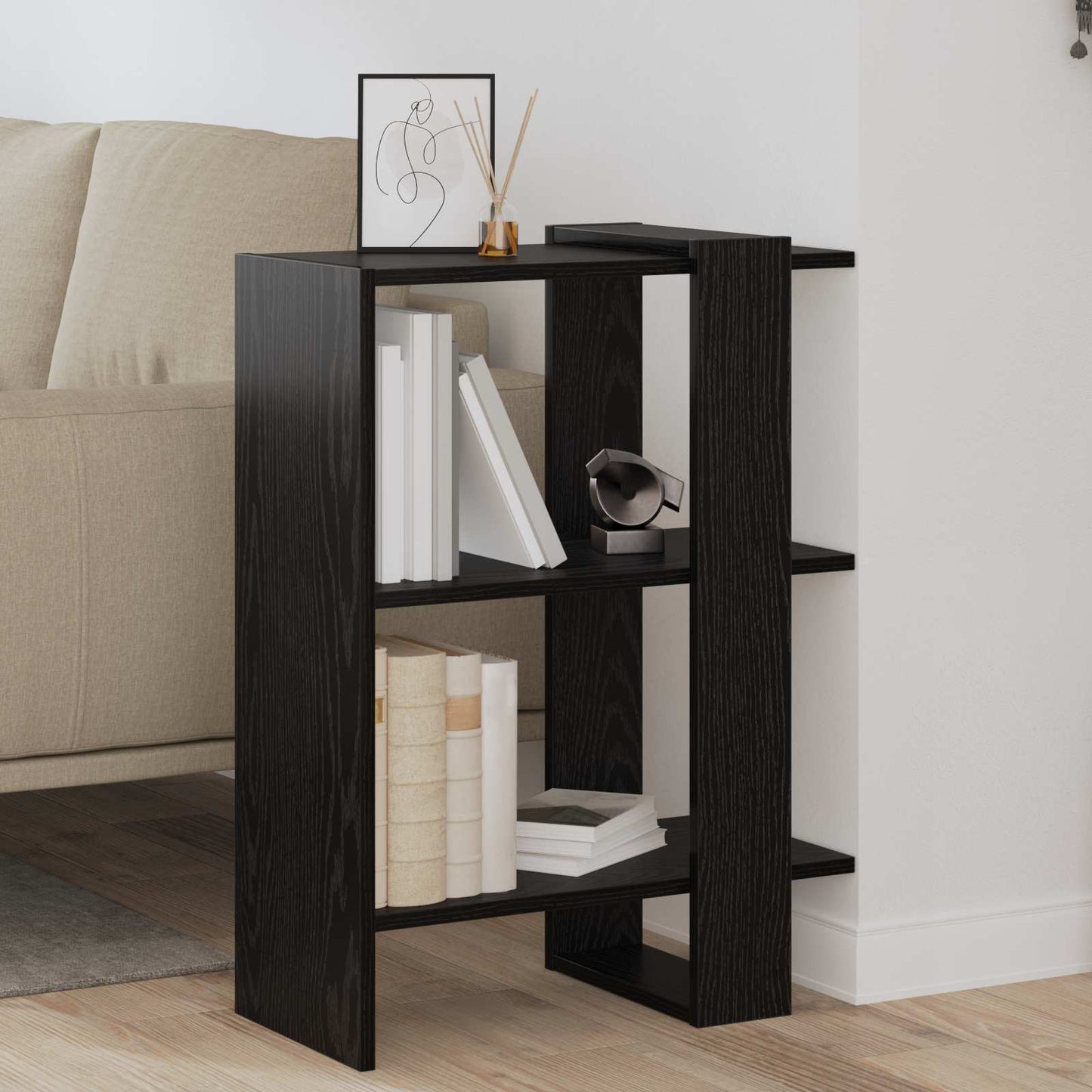Libreria Rovere Nero 52 x 25 x 71,5 cm Legno multistrato