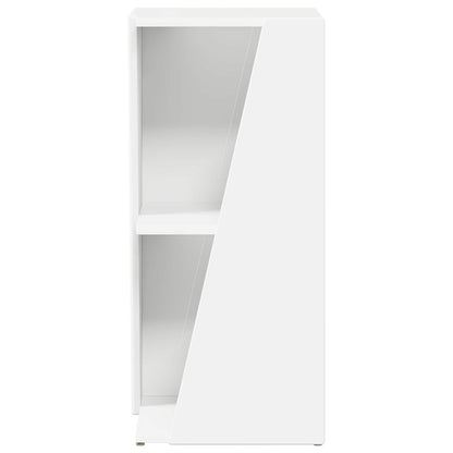 Mensola laterale Bianco 33 x 32 x 70,5 cm Legno multistrato