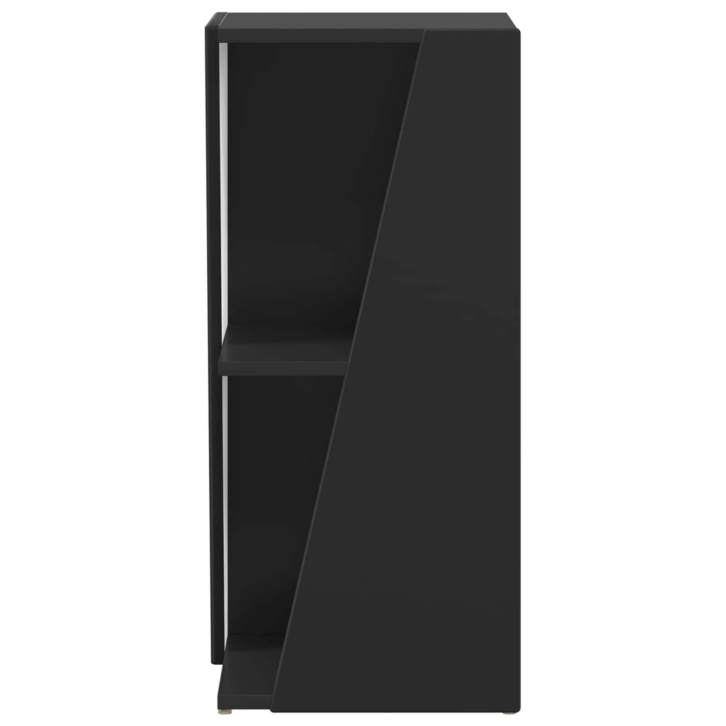 Mensola laterale Nero 33 x 32 x 70,5 cm Legno multistrato