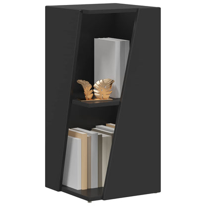Mensola laterale Nero 33 x 32 x 70,5 cm Legno multistrato