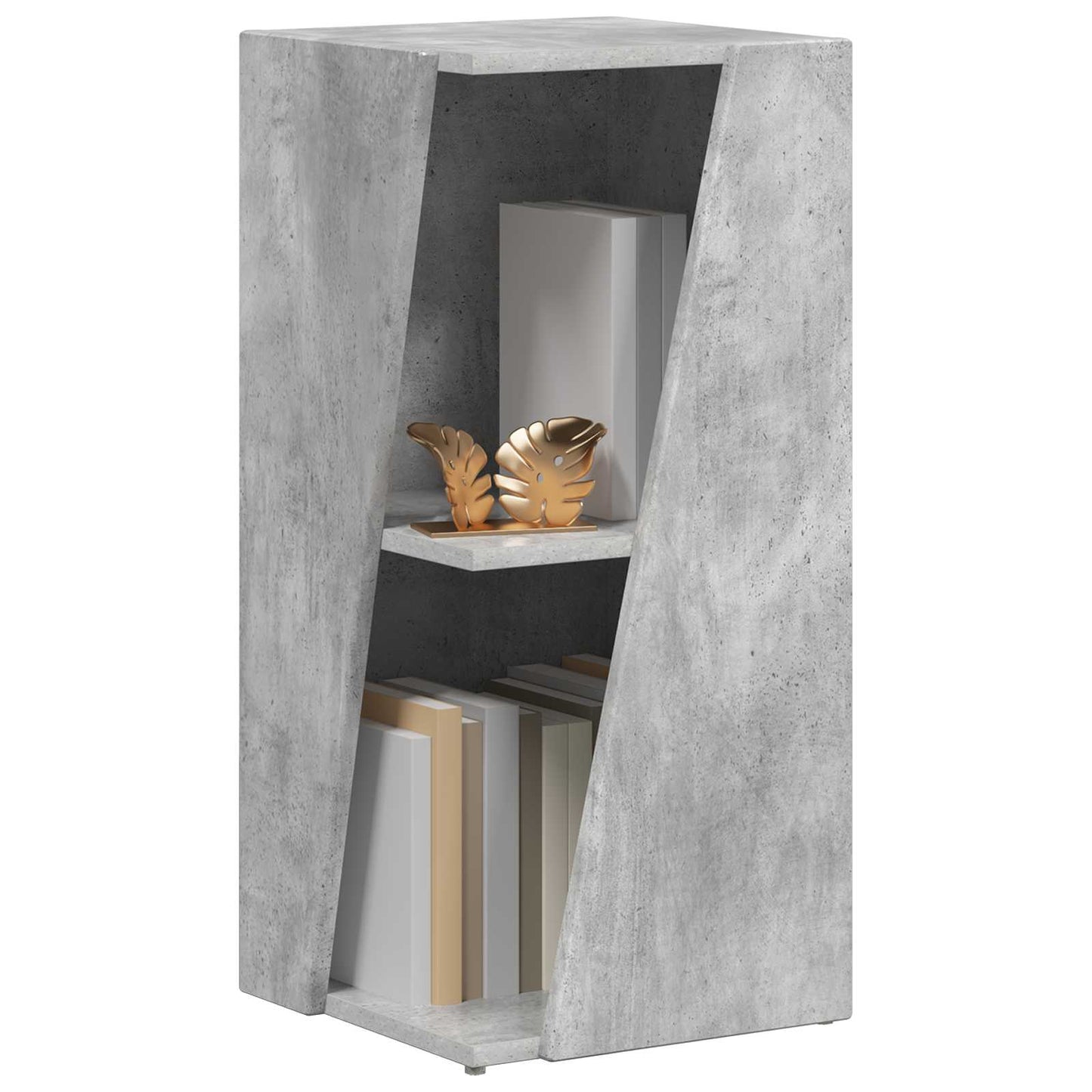Mensola laterale Grigio cemento 33 x 32 x 70,5 cm