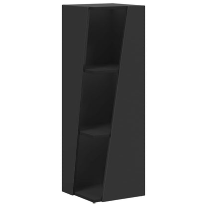 Mensola laterale Nero 33 x 32 x 100,5 cm Legno multistrato