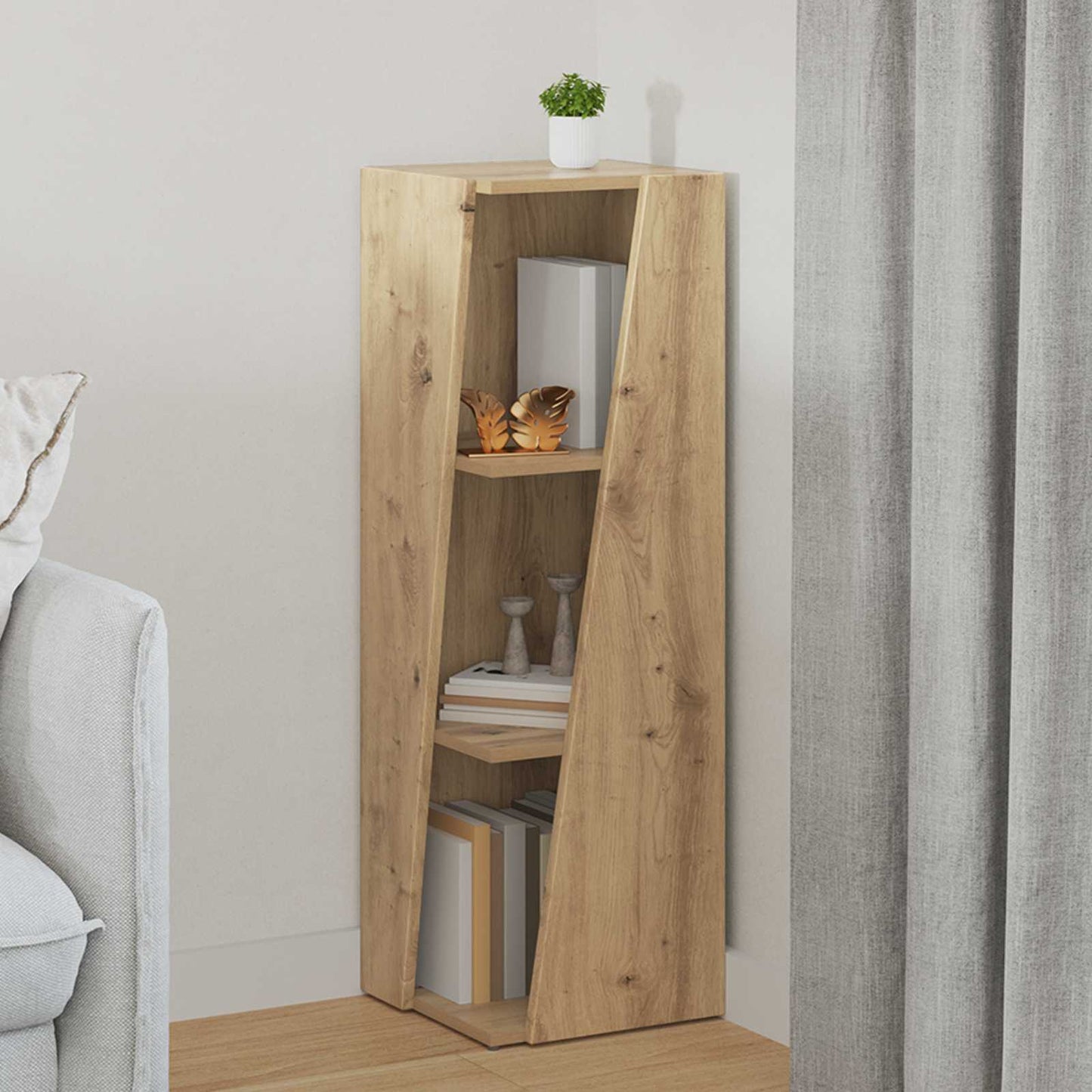 Mensola laterale Rovere artigianale 33 x 32 x 100,5 cm