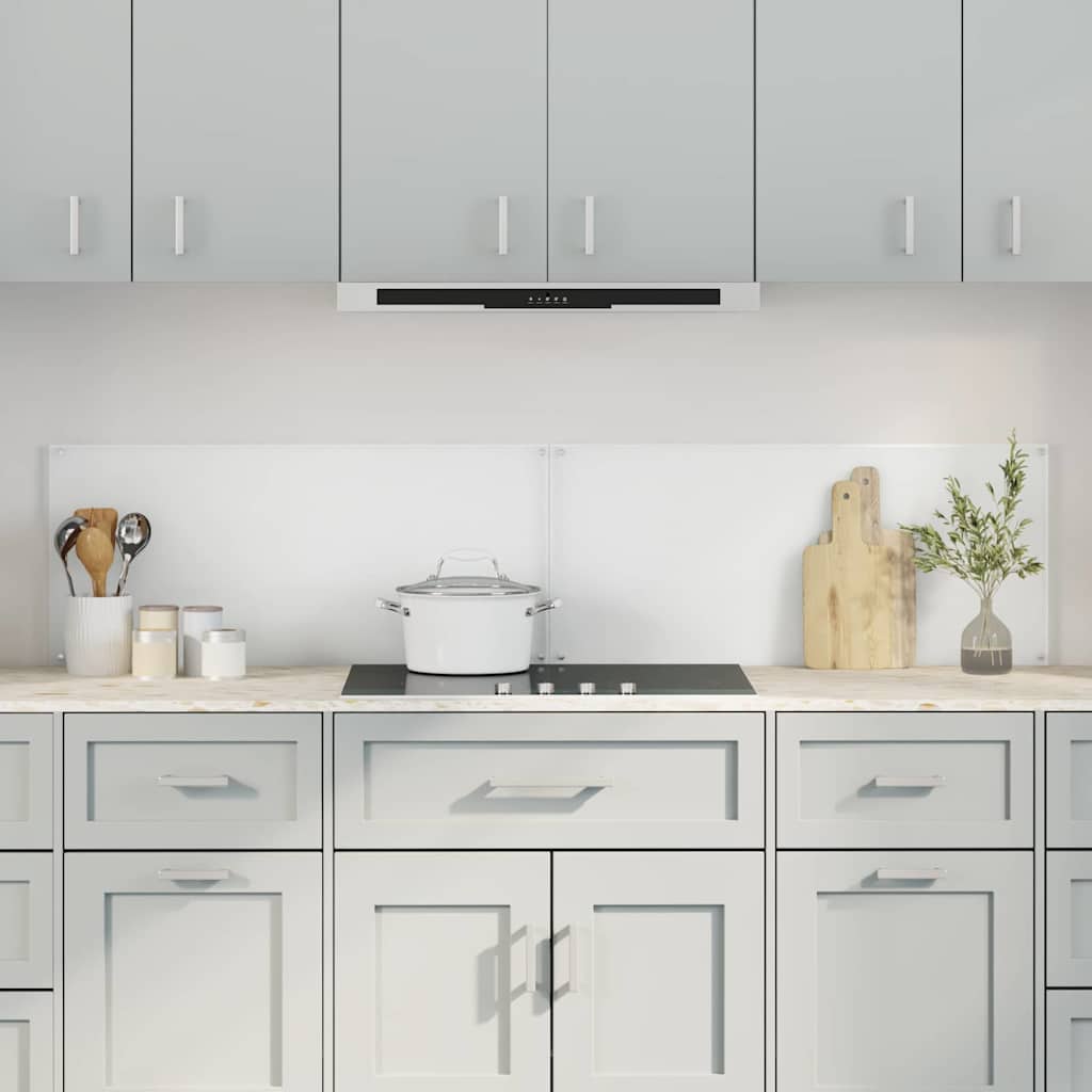 Schienale da cucina 2 pcs Trasparente 90 x 40 cm