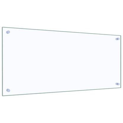 Schienale da cucina 2 pcs Trasparente 90 x 40 cm