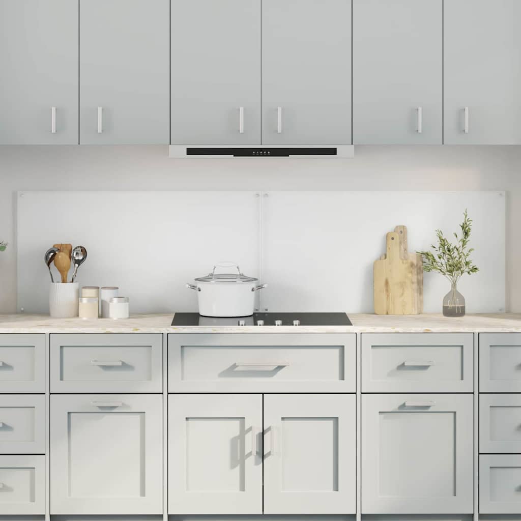 Schienale da cucina 2 pcs Trasparente 100 x 50 cm