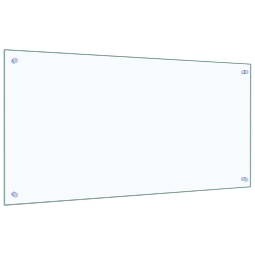 Schienale da cucina 2 pcs Trasparente 100 x 50 cm