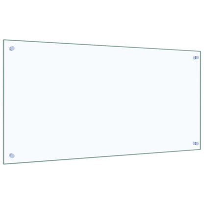 Schienale da cucina 2 pcs Trasparente 100 x 50 cm