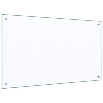 Schienale da cucina 2 pcs Trasparente 100 x 60 cm