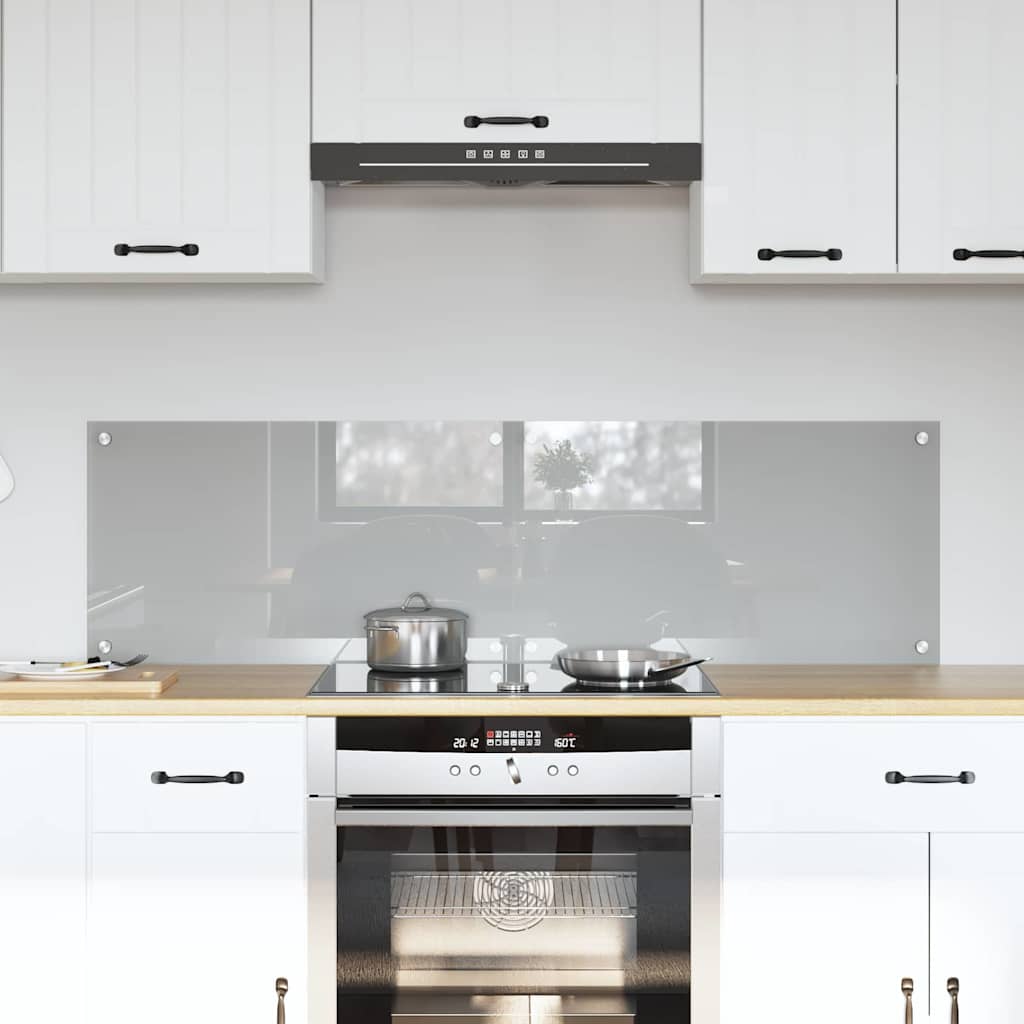 Schienale da cucina 2 pcs Grigio chiaro 70 x 40 cm