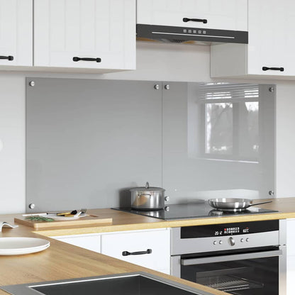 Schienale da cucina 2 pcs Grigio chiaro 70 x 60 cm