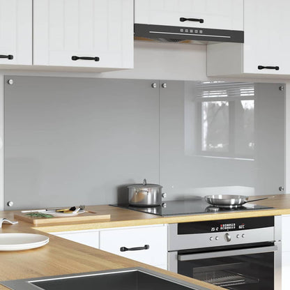 Schienale da cucina 2 pcs Grigio chiaro 80 x 60 cm