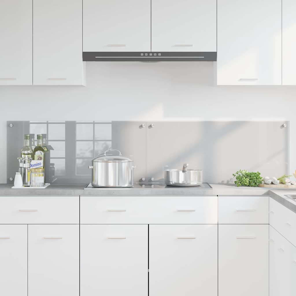 Schienale da cucina 2 pcs Grigio chiaro 90 x 40 cm