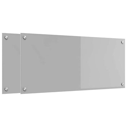 Schienale da cucina 2 pcs Grigio chiaro 90 x 40 cm