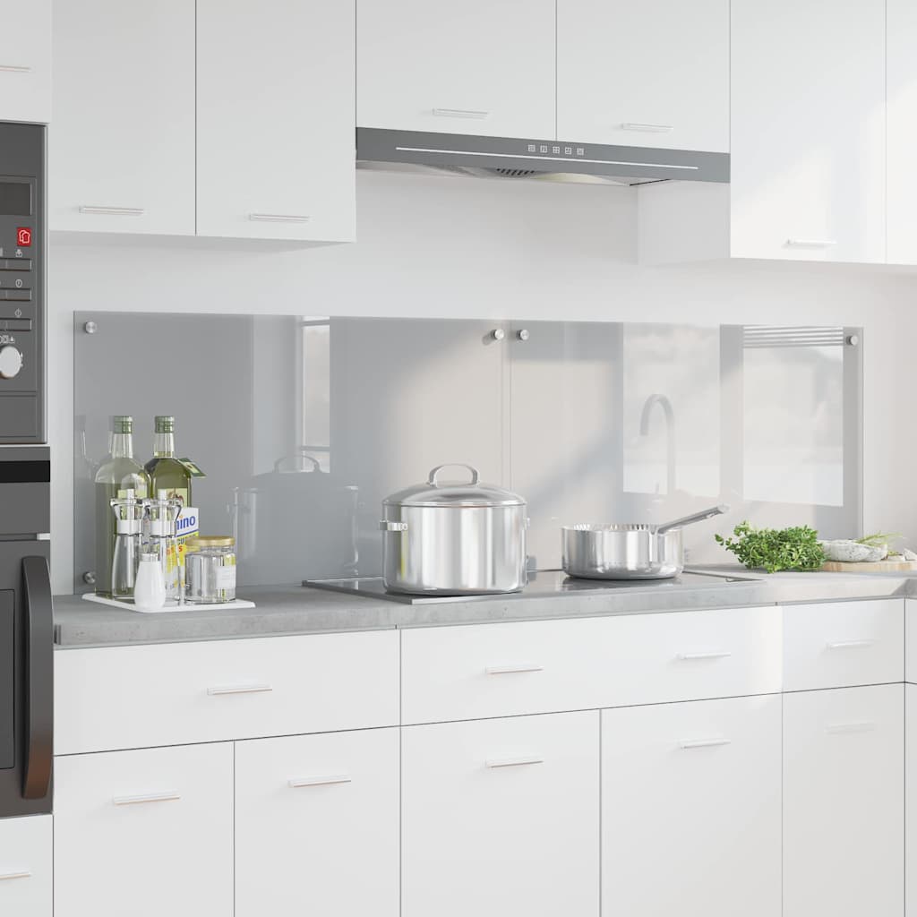 Schienale da cucina 2 pcs Grigio chiaro 90 x 50 cm