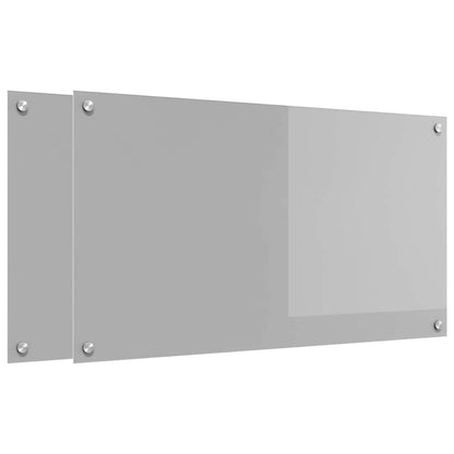 Schienale da cucina 2 pcs Grigio chiaro 90 x 50 cm