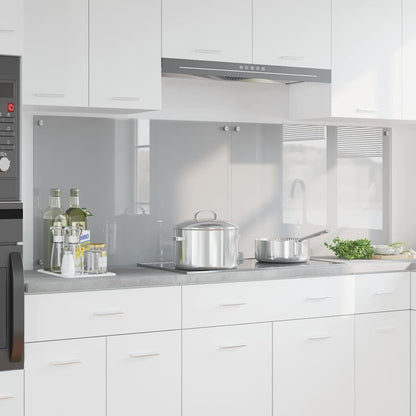 Schienale da cucina 2 pcs Grigio chiaro 90 x 60 cm