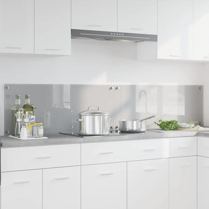 Schienale da cucina 2 pcs Grigio chiaro 100 x 40 cm
