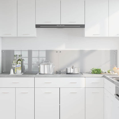 Schienale da cucina 2 pcs Grigio chiaro 100 x 40 cm