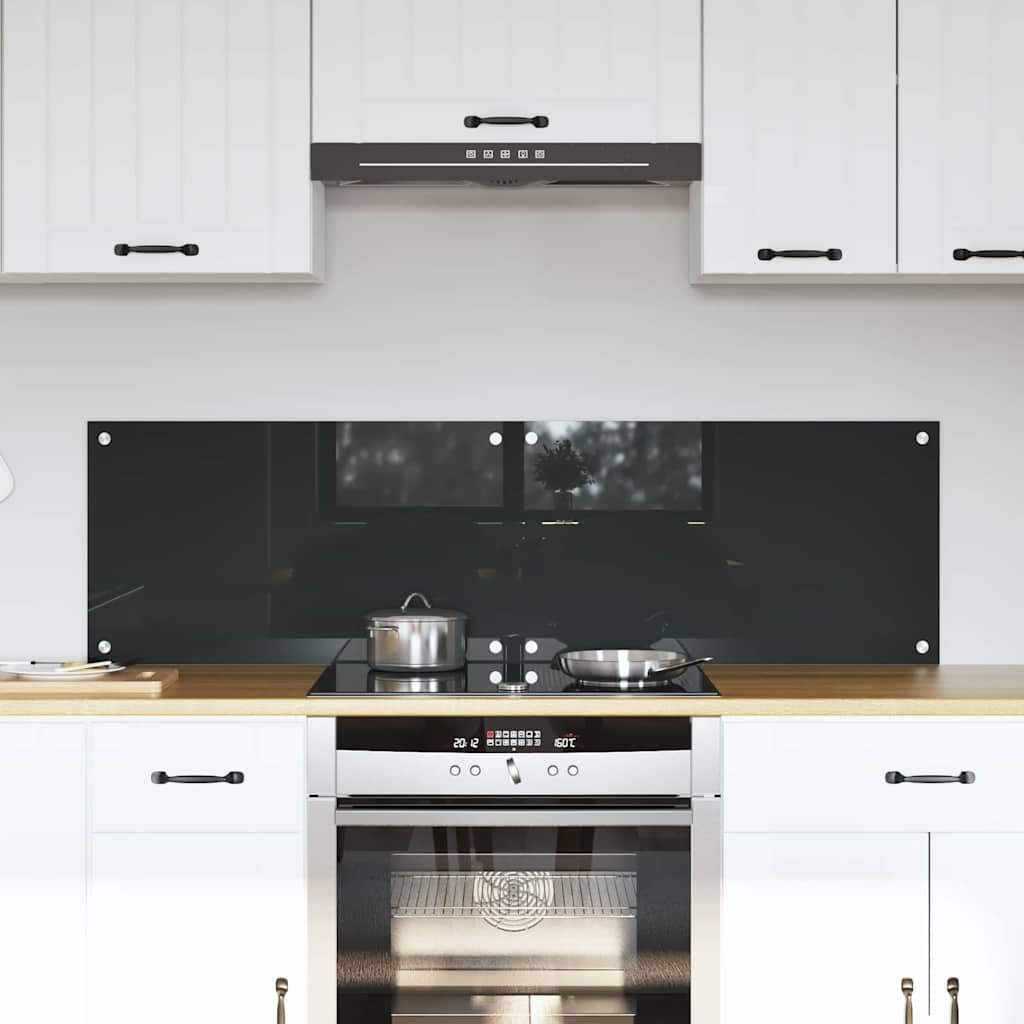 Schienale da cucina 2 pcs Grigio scuro 70 x 40 cm
