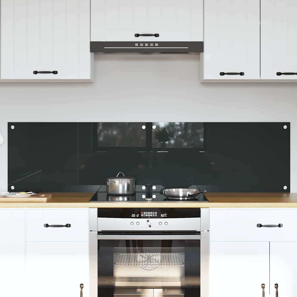 Schienale da cucina 2 pcs Grigio scuro 80 x 40 cm