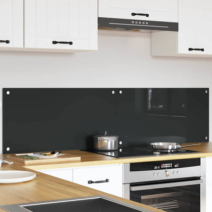 Schienale da cucina 2 pcs Grigio scuro 80 x 40 cm
