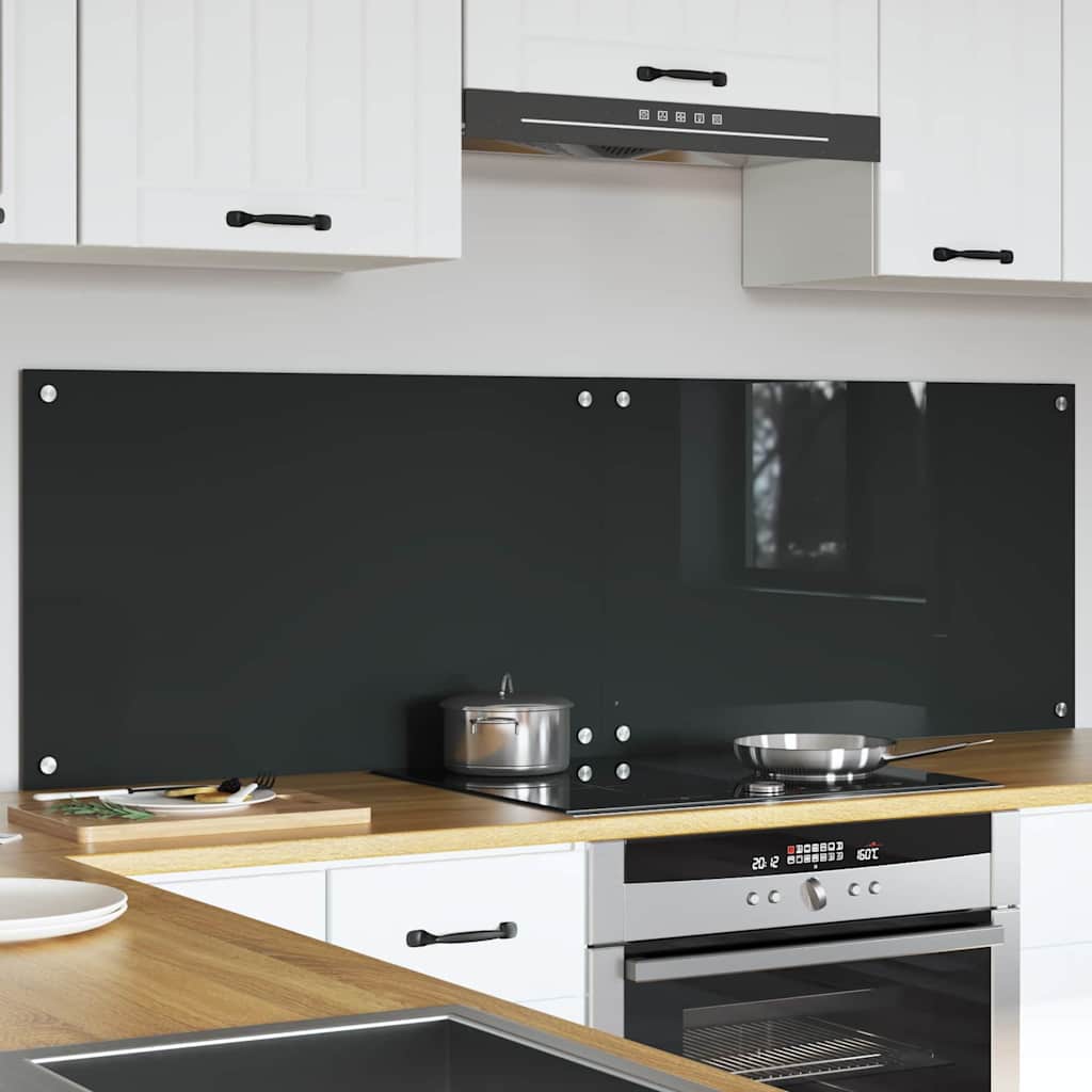 Schienale da cucina 2 pcs Grigio scuro 80 x 50 cm