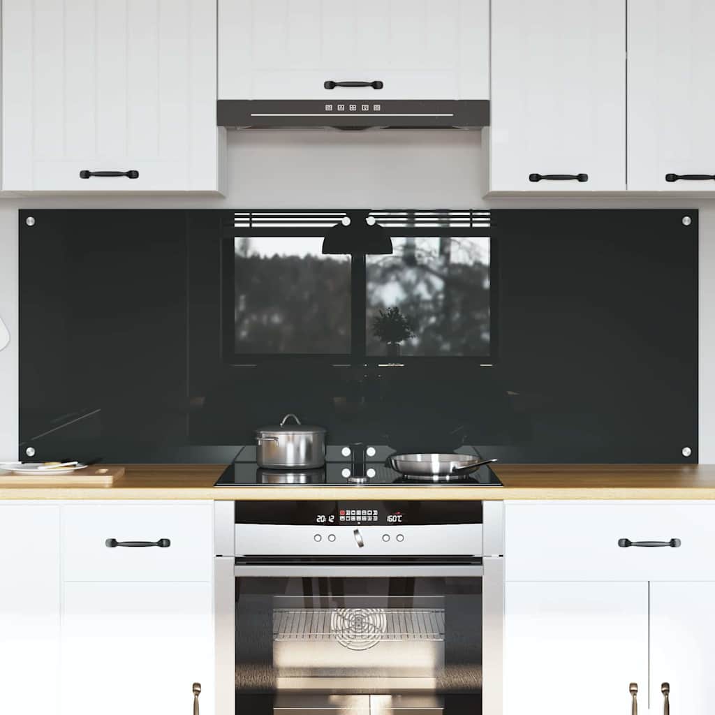 Schienale da cucina 2 pcs Grigio scuro 80 x 60 cm