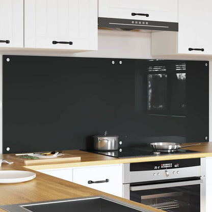 Schienale da cucina 2 pcs Grigio scuro 80 x 60 cm
