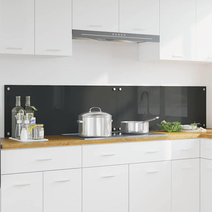 Schienale da cucina 2 pcs Grigio scuro 100 x 40 cm