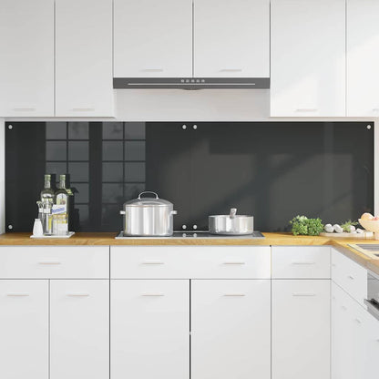 Schienale da cucina 2 pcs Grigio scuro 100 x 60 cm