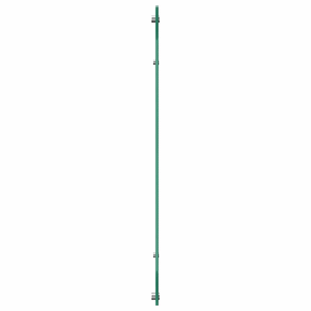 Schienale da cucina 2 pcs Bianco 110 x 60 cm vetro temperato