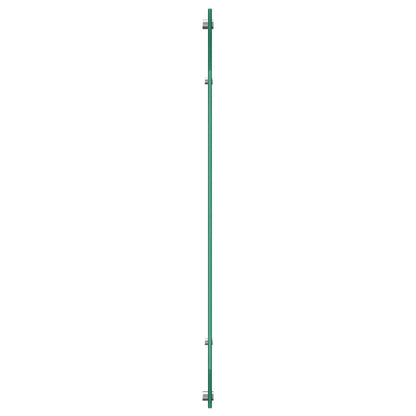 Schienale da cucina 2 pcs Bianco 120 x 60 cm vetro temperato