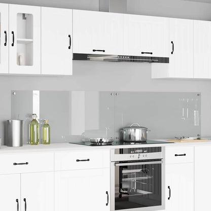 Schienale da cucina 2 pcs Trasparente 110 x 50 cm