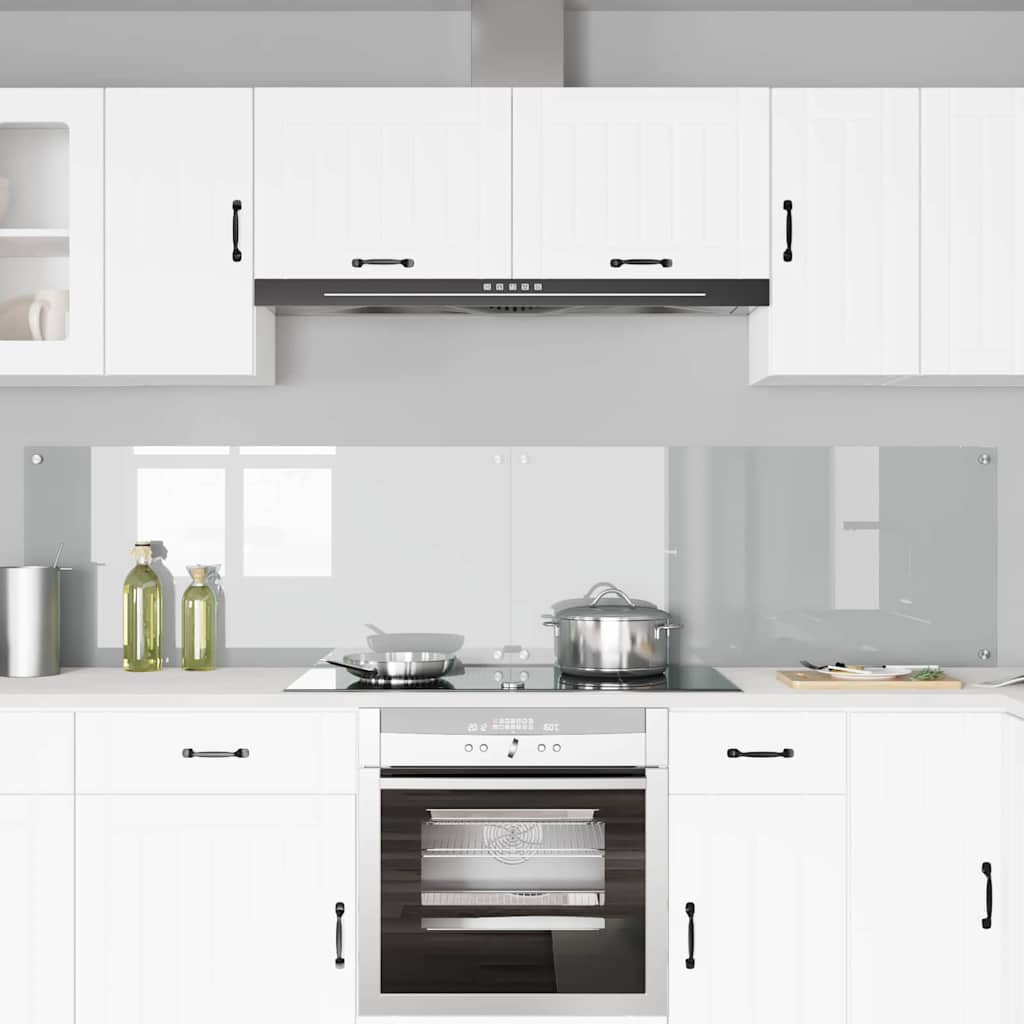 Schienale da cucina 2 pcs Trasparente 110 x 50 cm