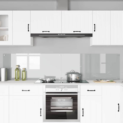 Schienale da cucina 2 pcs Trasparente 110 x 50 cm